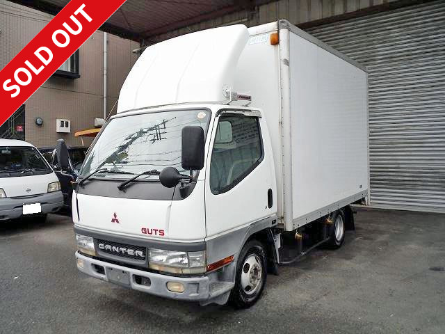 2001 model! Mitsubishi Canter Guts 1.5t aluminum van with rearview camera and ETC