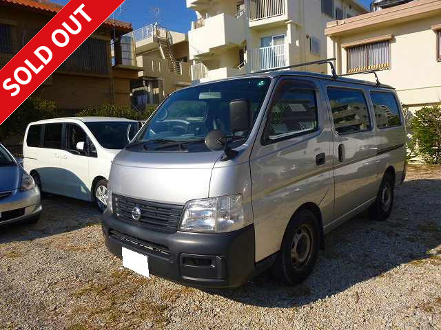 2002 Nissan Caravan, seating up to 8, with carrier roof, navigation system and ETC