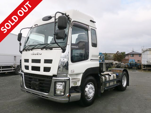 2015 Isuzu Giga Tractor Head, 5th wheel load 11.5t, 460 horsepower, high roof ★ Actual mileage on the meter: approx. 470,000km! ★