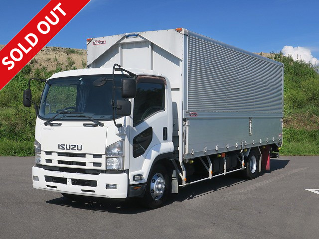 2013 Isuzu Forward Medium Aluminum Wing 6200 Semi-wide Cargo Bed Width 223cm Combination Gate