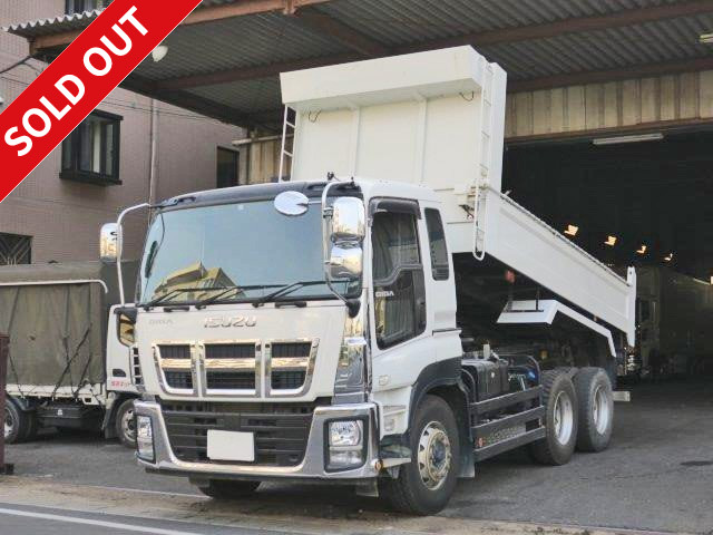 2014 Isuzu Giga large dump truck 5100 body, plated, maintenance inspection record book included, vehicle inspection valid until October 2018!