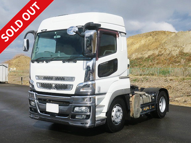 2017 Mitsubishi Fuso Super Great Tractor Head, 5th wheel load 11.5t, 460 horsepower, high roof, 280,000km on meter, vehicle inspection valid until January 2025