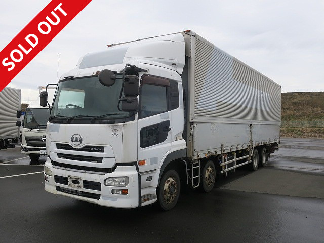 2007 UD Trucks Quon Large aluminum wing 4-axle low floor Rear air suspension Bed