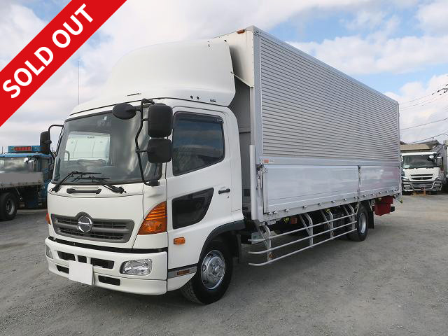 2014 Hino Ranger, extra-ton, aluminum wing, 7200 wide, load capacity 4.7t, meter actual mileage approx. 400,000km, vehicle inspection valid until May 2014,