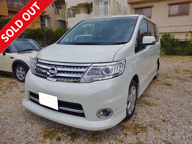 2009 Nissan Serena Highway Star V Selection with navigation, ETC and rear-view camera