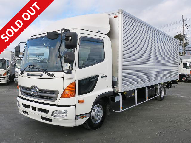 2012 Hino Ranger Medium-sized Aluminum Van 6700 Wide Combination Gate 