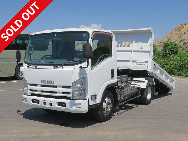 2007 Isuzu Elf Small Loader Dump Truck, Shinmaywa, Load Capacity 3.7t, 2 Pedals, 155HP