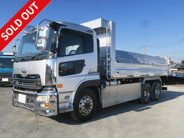 2013 UD Trucks Quon 22 ton long dump truck with 2 differentials, electric cobo lane, and aluminum wheels. *Inspection valid until July 2014*