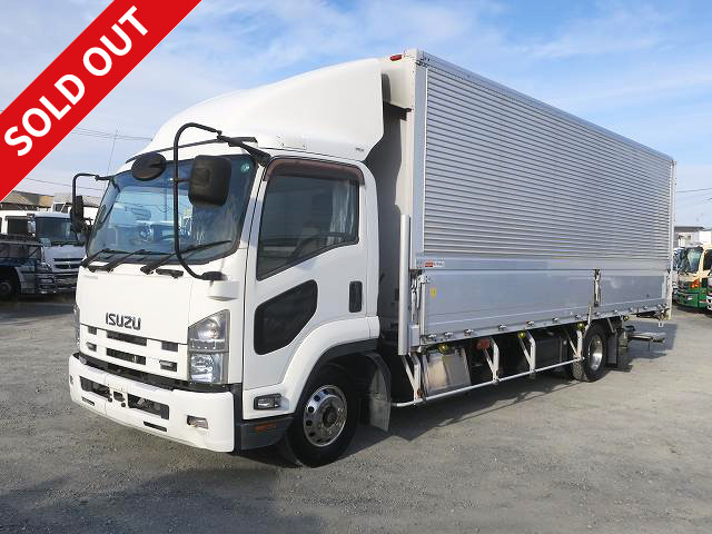 2014 Isuzu Forward, medium-sized aluminum wing, 6700 wide, retractable PG, rear air suspension, 240 horsepower, aluminum wheels ★Actual mileage on the meter: approx. 290,000 km! ★