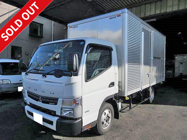 2014 model! Mitsubishi Fuso Canter 2t aluminum van with side doors ★ Wide and long ★