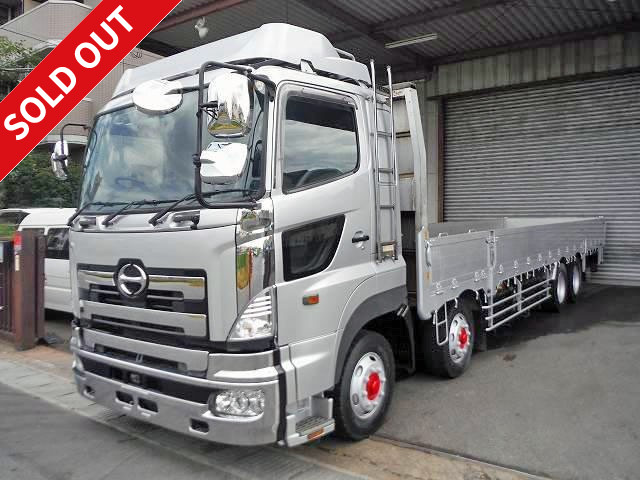 [1 year vehicle inspection included] 2005 model! Hino Profia 4-axle low-floor flat body ★ All-wheel air suspension ★