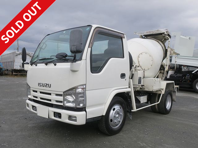 2008 Isuzu Elf 3t concrete mixer truck, Kayaba, drum capacity 2.5m3 [medium-sized license required *excluding 5t limited] ★Inspection valid until September 2014★