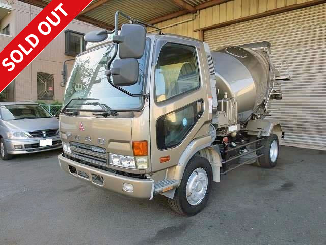 2001 Mitsubishi Fighter Heavy-Duty Mixer Truck, Shinmaywa, Drum Capacity 5.6m3