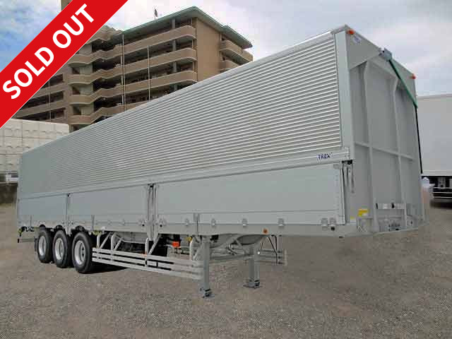 2017 Trex 3-axle wing trailer, maximum load 26.7t