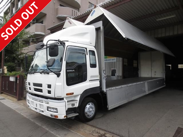 2008 model! Isuzu Giga 4-axle low-floor aluminum wing ★ Rear air suspension ★