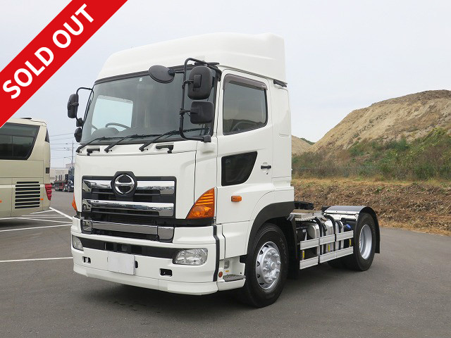 2012 Hino Profia Tractor Head, 5th wheel load 11.5t, 410 horsepower, high roof *Approximately 440,000km on meter / Vehicle inspection valid until June 2014 *