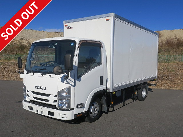 2016 Isuzu Elf 2t aluminum van, standard long, cargo bed height 204cm, fully low floor, 150 horsepower [Semi-medium-sized (5t only) license compatible *Old standard license OK]