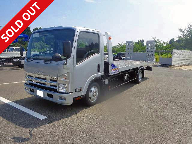 2014 model! Isuzu Custom! Elf self-loader with Tadano slide carrier