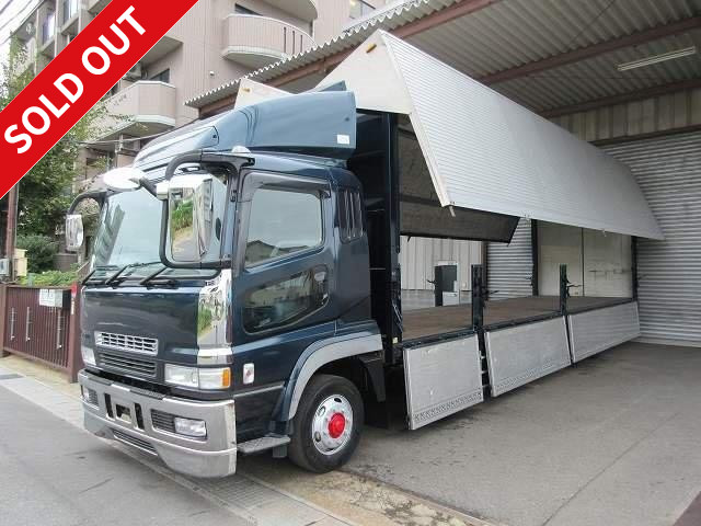 [With preliminary inspection] 2004 model! Mitsubishi Fuso Super Great 4-axle low-floor aluminum wing 