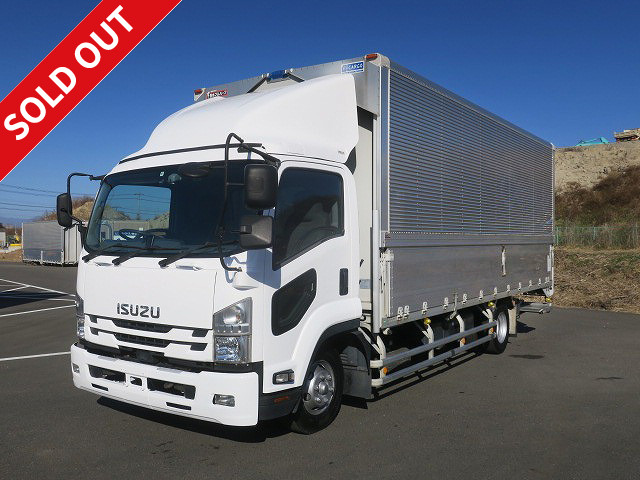 2017 Isuzu Forward Medium Aluminum Wing 6200 Wide Storage PG ★ Actual mileage on the meter: approx. 330,000 km! ★