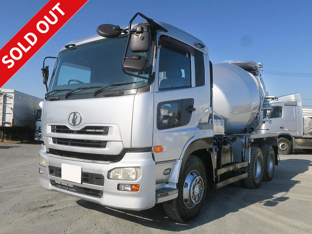 2006 UD Trucks Quon Large concrete mixer truck 2 differentials Shinmaywa Drum capacity 8.7m3 Hopper cover *Actual mileage approx. 27km/Vehicle inspection valid until June 2014*