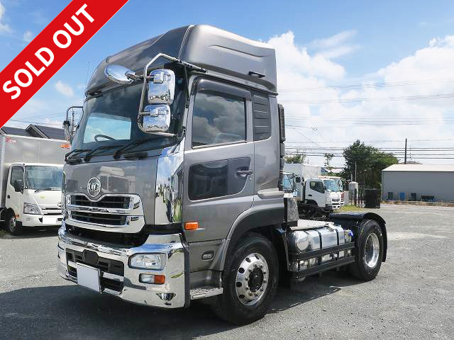 2016 UD Trucks Quon Tractor Head 5th Wheel Load 11.5t High Roof Aluminum Wheels ★ Actual mileage on the meter: approx. 370,000km! ★