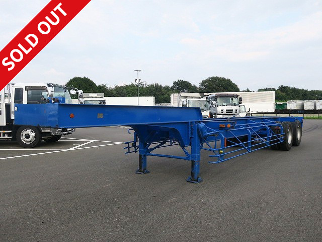 1985 Tokyu 2-axle 40FT tank chassis, maximum load 24t, ABS compatible