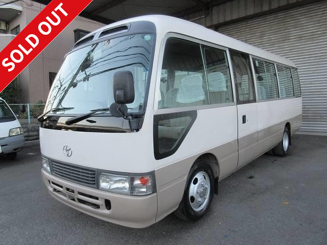 Comes with 1 year vehicle inspection! 1998 Toyota Coaster GX29-seater★Microbus with swing-type automatic door★