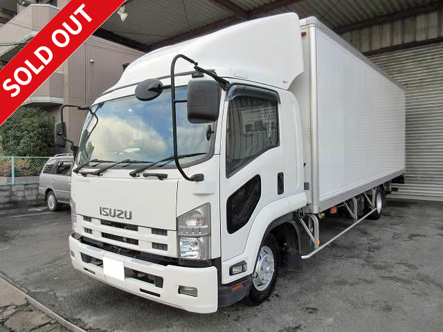 2010 model! Isuzu Forward aluminum van with lift-up gear shift ★6700 wide★