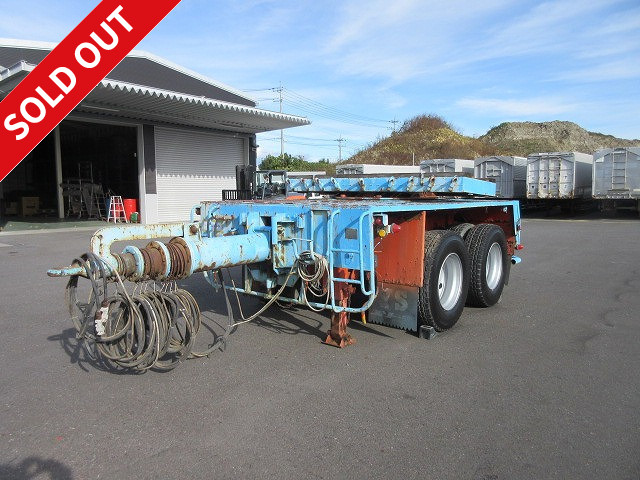 1992 Yusoki 2-axle pole trailer, maximum load 17t 