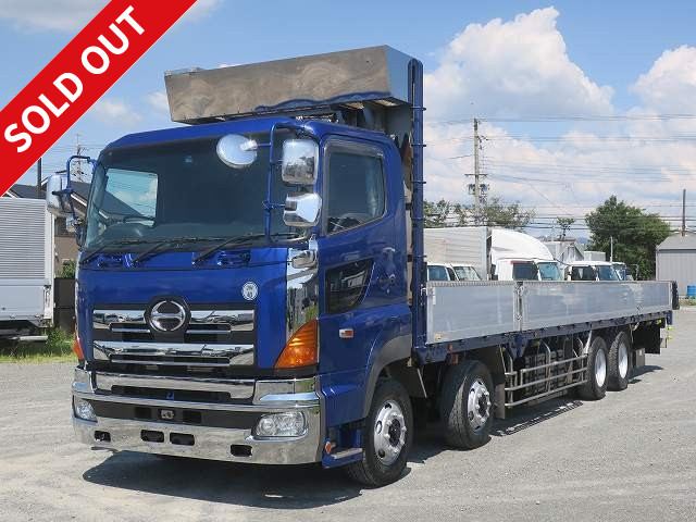 2005 Hino Profia Large flatbed aluminum block 5-way opening 4-axle low floor *Approximately 130,000km on meter*