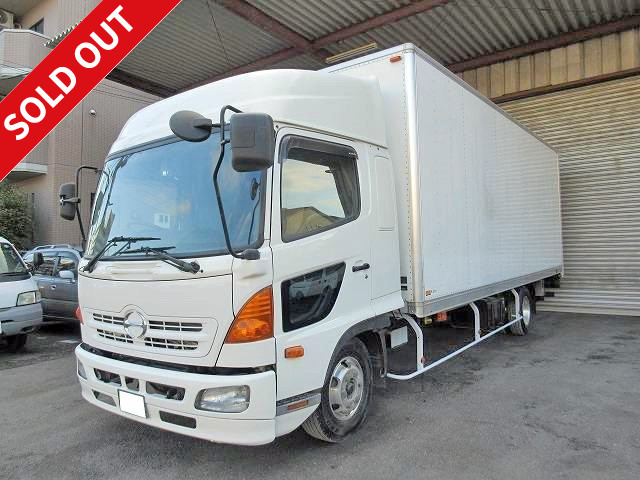 2010 model, medium-sized high-roof aluminum van, Hino Ranger, with lift-up gear, 6700 semi-wide 