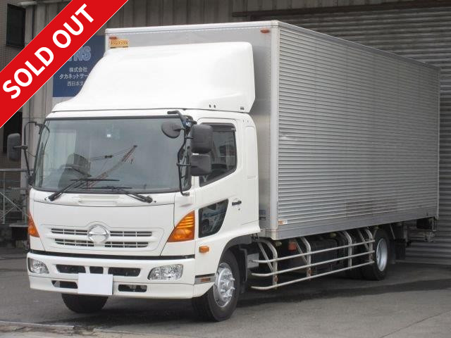 2011 model! Hino Ranger ■ Extra-large capacity ■ Aluminum van with storage PG