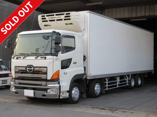 2010 model! Hino Profia refrigerated van with lift-up gear★-25 degree setting (with standby)★4-axle low floor