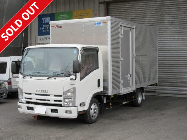 2015 model! Isuzu Elf 2t aluminum van ★ Wide and long ★ MOT valid until February 2017! Left sliding door