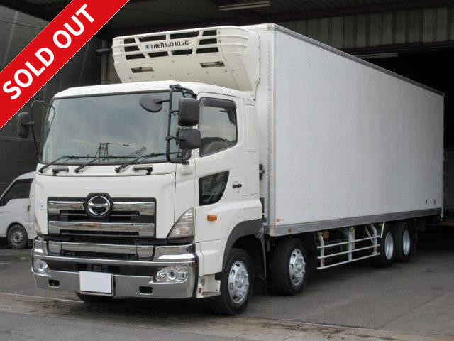 2010 model! Hino Profia refrigerated van with lift-up gear★-25 degree setting (with standby)★4-axle low floor