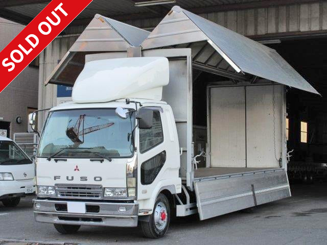 2005 Mitsubishi Fuso Fighter with aluminum wing lift-up PG! Rear air suspension, MOT included!! 6500 semi-wide body