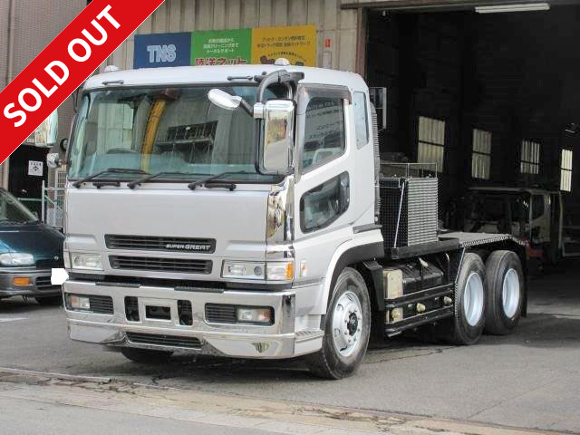 2004 Mitsubishi Fuso Super Great Tractor Head, 2 Differentials, 5th Wheel Load 18000kg, High/Low 16-Speed MT, High Speed Specification!