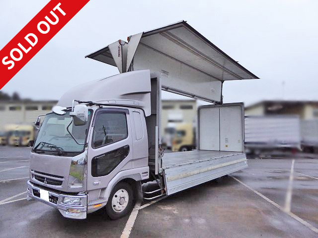 2011 Mitsubishi Fuso Fighter, aluminum wing, 6200 wide, rear air suspension, retarder, radio-controlled storage PG, and plenty of vehicle inspections!