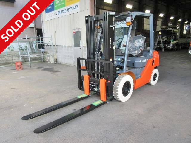 2016 Toyota GENEO 2.5t Diesel Automatic Forklift with Full Free Mast, 1520mm Saya Fork