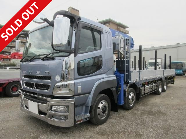 2016 Mitsubishi Fuso Super Great V with low-floor 4-stage crane and radio-controlled car {Custom-plated} Aluminum block 400mm!