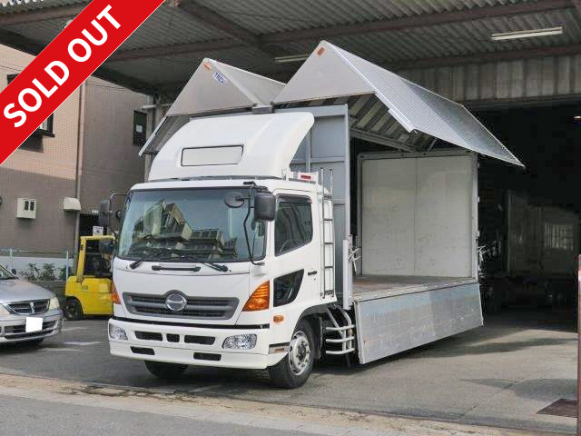 2012 Hino Large (Extra Tonnage) Ranger Aluminum Wing Wide, Loading Capacity 6.4t, Bed Height 241cm!