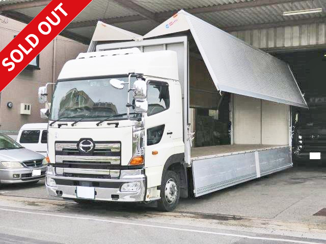 2015 Hino Profia, aluminum wing, low floor, high roof, rear air suspension