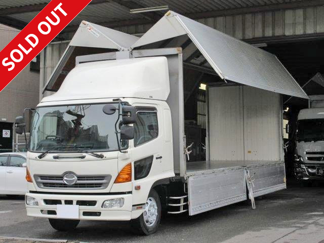 2005 Hino Ranger, increased tonnage, aluminum wing, rear air suspension, 7200 wide, load capacity 6.3t