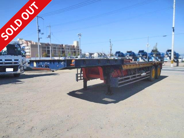 1999 model Yusouki 2-axle 30ft (9m) step-down trailer semi-trailer ABS compatible vehicle