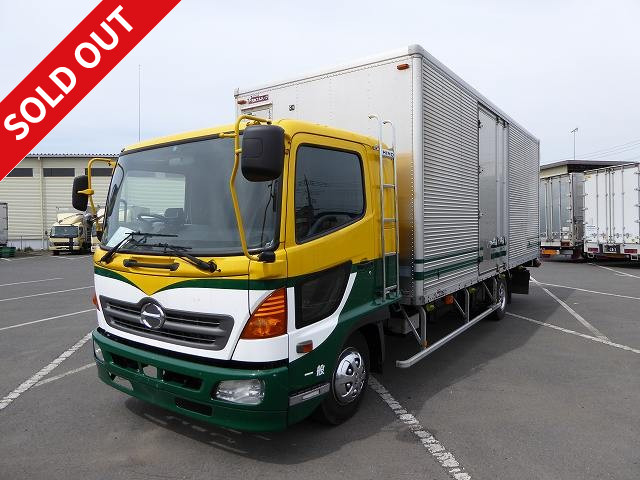 2007 Hino Ranger Aluminum Van 6400 Wide with left side door ETC