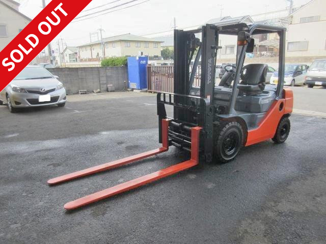 2010 Toyota L&F 2.5 ton diesel automatic mast V3000mm fork length 1820mm