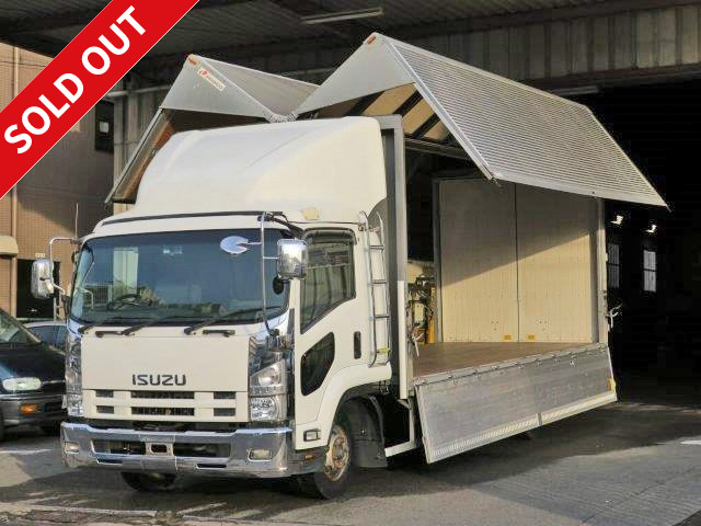 2008 Isuzu Forward Aluminum Wing 6200 Wide Body with Rear Camera and Air Deflection Plate