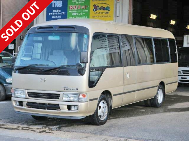 2005 Hino Liesse II/EX 29-seater microbus with automatic transmission, ETC, rear trunk, high roof, and preliminary inspection included!