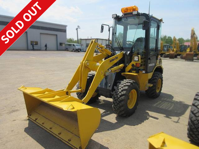 2015 Komatsu W30 Mini Wheel Loader with snow removal spike tires!